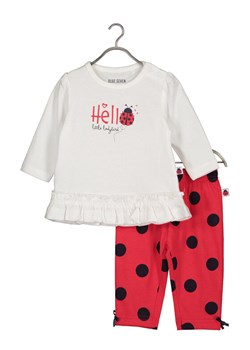 Blue Seven Komplet bluzka i legginsy 422172 X Czerwony Regular Fit ze sklepu MODIVO w kategorii Komplety niemowlęce - zdjęcie 182745109