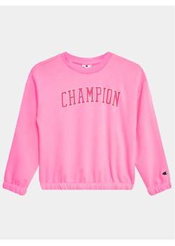 Champion Bluza Bookstore 404655 Różowy Boxy Fit ze sklepu MODIVO w kategorii Bluzy dziewczęce - zdjęcie 182745168