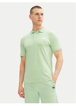 KARL LAGERFELD Polo 745088 552235 Zielony Regular Fit ze sklepu MODIVO w kategorii T-shirty męskie - zdjęcie 182745246