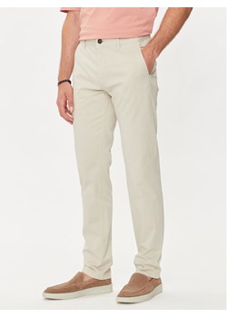 Boss Chinosy Chino_Slim 50510933 Beżowy Slim Fit ze sklepu MODIVO w kategorii Spodnie męskie - zdjęcie 182745378