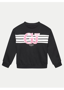 Guess Bluza J4YQ01 KA6R4 Czarny Regular Fit ze sklepu MODIVO w kategorii Bluzy chłopięce - zdjęcie 182745388