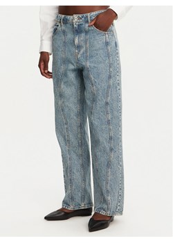 HUGO Jeansy Leni 50531726 Niebieski Loose Fit ze sklepu MODIVO w kategorii Jeansy damskie - zdjęcie 182745446