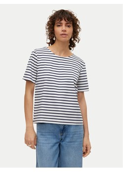 Vero Moda T-Shirt Abby 10304716 Biały Regular Fit ze sklepu MODIVO w kategorii Bluzki damskie - zdjęcie 182745517