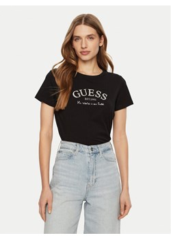 Guess T-Shirt V5RI16 J1314 Czarny Shirt Fit ze sklepu MODIVO w kategorii Bluzki damskie - zdjęcie 182745535