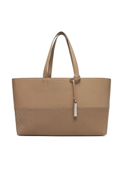 Calvin Klein Torebka Ck Mixmedia Shopper_Mono K60K613166 Beżowy ze sklepu MODIVO w kategorii Torby Shopper bag - zdjęcie 182745557