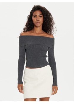 Guess Sweter Nina W4BR73 Z3K92 Szary Slim Fit ze sklepu MODIVO w kategorii Swetry damskie - zdjęcie 182745568