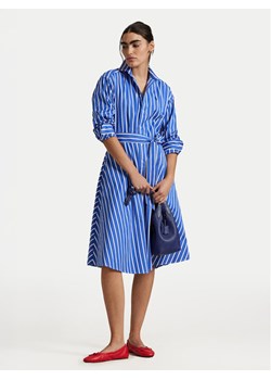 Polo Ralph Lauren Sukienka koszulowa 211891428004 Niebieski Regular Fit ze sklepu MODIVO w kategorii Sukienki - zdjęcie 182745626