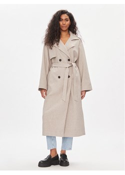 ONLY Trencz Nancy 15310681 Szary Regular Fit ze sklepu MODIVO w kategorii Płaszcze damskie - zdjęcie 182745638