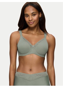 Triumph Biustonosz z fiszbiną True Shape Sensation 10218201 Zielony ze sklepu MODIVO w kategorii Biustonosze - zdjęcie 182745649