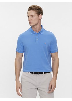 Tommy Hilfiger Polo 1985 MW0MW17771 Niebieski Slim Fit ze sklepu MODIVO w kategorii T-shirty męskie - zdjęcie 182745656