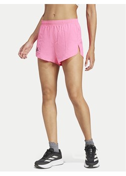 adidas Szorty sportowe Adizero Essentials JF3500 Różowy Regular Fit ze sklepu MODIVO w kategorii Szorty - zdjęcie 182745865