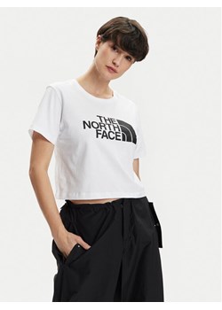 The North Face T-Shirt Easy NF0A87NA Biały Relaxed Fit ze sklepu MODIVO w kategorii Bluzki damskie - zdjęcie 182745937