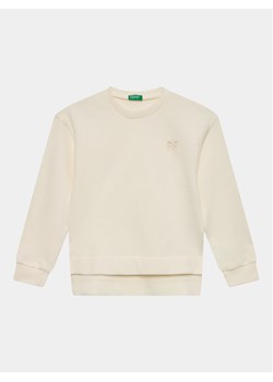 United Colors Of Benetton Bluza 3J68C10E1 Écru Relaxed Fit ze sklepu MODIVO w kategorii Bluzy chłopięce - zdjęcie 182745948