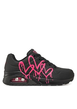 Skechers Sneakersy 177980/BKPK Czarny ze sklepu MODIVO w kategorii Buty sportowe damskie - zdjęcie 182746009