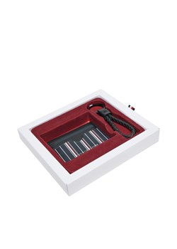 Tommy Hilfiger Zestaw etui na karty i brelok Th Corp Cc AM0AM12793 Granatowy ze sklepu MODIVO w kategorii Portfele męskie - zdjęcie 182746078