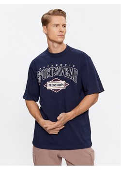 Reebok T-Shirt Sporting Goods IM1505 Granatowy Regular Fit ze sklepu MODIVO w kategorii T-shirty męskie - zdjęcie 182746135