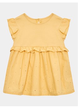 United Colors Of Benetton Sukienka codzienna 47YZAV00B Żółty Regular Fit ze sklepu MODIVO w kategorii Sukienki niemowlęce - zdjęcie 182746147