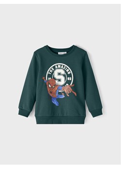 NAME IT Bluza SPIDER-MAN 13210737 Zielony Regular Fit ze sklepu MODIVO w kategorii Bluzy chłopięce - zdjęcie 182746199