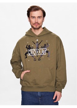 Mindout Bluza Trinary T2023-1 Zielony Regular Fit ze sklepu MODIVO w kategorii Bluzy męskie - zdjęcie 182746358