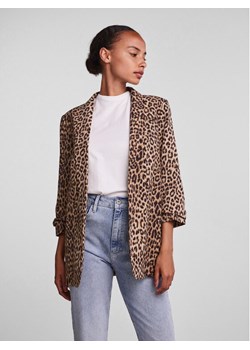 Pieces Marynarka 17126850 Brązowy Regular Fit ze sklepu MODIVO w kategorii Marynarki damskie - zdjęcie 182746397