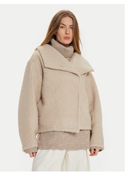 Gina Tricot Kurtka przejściowa 22613 Beżowy Oversize ze sklepu MODIVO w kategorii Kurtki damskie - zdjęcie 182746429
