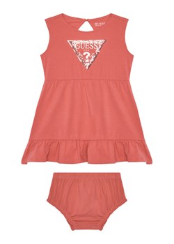 Guess Sukienka codzienna A5GK06 K6YW4 Pomarańczowy Regular Fit ze sklepu MODIVO w kategorii Sukienki niemowlęce - zdjęcie 182746468