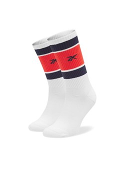 Reebok Skarpety Wysokie Męskie CL Basketball Sock HF8408 Biały ze sklepu MODIVO w kategorii Skarpetki męskie - zdjęcie 182746597
