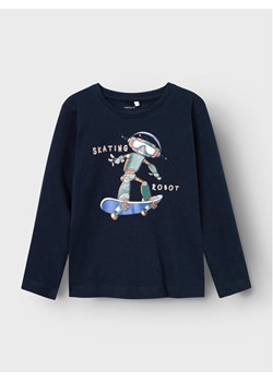 NAME IT Bluzka 13220044 Granatowy Regular Fit ze sklepu MODIVO w kategorii T-shirty chłopięce - zdjęcie 182746688