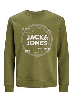 Jack&Jones Junior Bluza 12247681 Zielony Standard Fit ze sklepu MODIVO w kategorii Bluzy chłopięce - zdjęcie 182746706