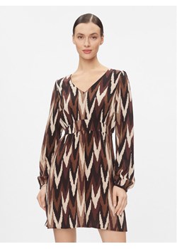 ONLY Sukienka codzienna 15306566 Brązowy Regular Fit ze sklepu MODIVO w kategorii Sukienki - zdjęcie 182746735