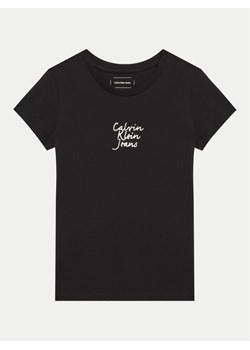 Calvin Klein Jeans T-Shirt IG0IG02805 Czarny Slim Fit ze sklepu MODIVO w kategorii T-shirty chłopięce - zdjęcie 182746819