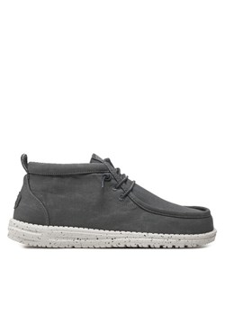 Hey Dude Mokasyny Wally Mid Canvas 40701-030 Szary ze sklepu MODIVO w kategorii Mokasyny męskie - zdjęcie 182747146