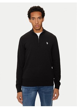 U.S. Polo Assn. Sweter MUP2963 Czarny Regular Fit ze sklepu MODIVO w kategorii Swetry męskie - zdjęcie 182747287