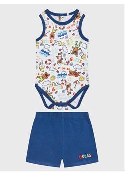 Guess Komplet body i szorty H3GW01 K6YW1 Kolorowy Regular Fit ze sklepu MODIVO w kategorii Komplety niemowlęce - zdjęcie 182747318