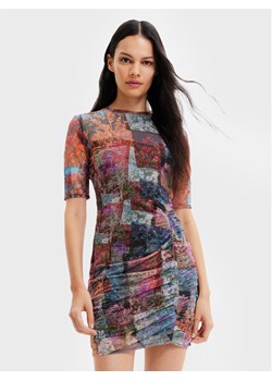 Desigual Sukienka codzienna Roma 22WWVK11 Kolorowy Slim Fit ze sklepu MODIVO w kategorii Sukienki - zdjęcie 182747349