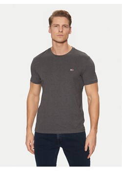 Tommy Jeans T-Shirt Jaspe DM0DM20363 Szary Slim Fit ze sklepu MODIVO w kategorii T-shirty męskie - zdjęcie 182747448