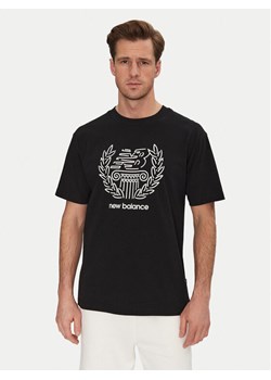New Balance T-Shirt MT51974 Czarny Relaxed Fit ze sklepu MODIVO w kategorii T-shirty męskie - zdjęcie 182747457
