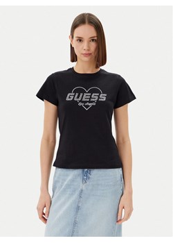 Guess T-Shirt V5GI10 K9RM1 Czarny Regular Fit ze sklepu MODIVO w kategorii Bluzki damskie - zdjęcie 182747597