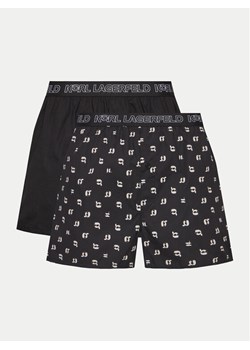 KARL LAGERFELD Komplet 3 par bokserek Ikonik 2.0 246M2101 Czarny ze sklepu MODIVO w kategorii Majtki męskie - zdjęcie 182747638