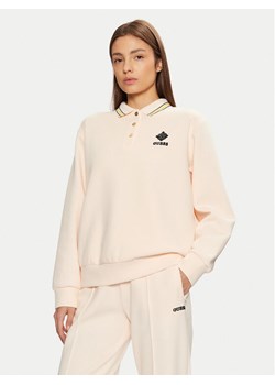 Guess Bluza V5RQ01 KCLD1 Écru Regular Fit ze sklepu MODIVO w kategorii Bluzy damskie - zdjęcie 182747667