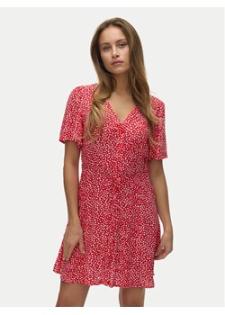 Vero Moda Sukienka letnia Alba 10292845 Czerwony Regular Fit ze sklepu MODIVO w kategorii Sukienki - zdjęcie 182747706