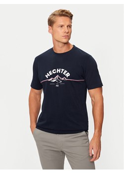 Hechter Paris T-Shirt 75014 142919 Granatowy Regular Fit ze sklepu MODIVO w kategorii T-shirty męskie - zdjęcie 182747725