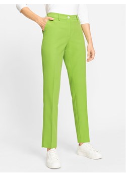Olsen Chinosy 14000500 Zielony Slim Fit ze sklepu MODIVO w kategorii Spodnie damskie - zdjęcie 182747739