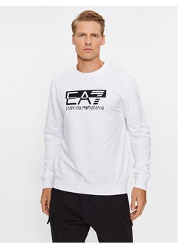 EA7 Emporio Armani Bluza 6RPM60 PJ05Z 0100 Biały Regular Fit ze sklepu MODIVO w kategorii Bluzy męskie - zdjęcie 182747768