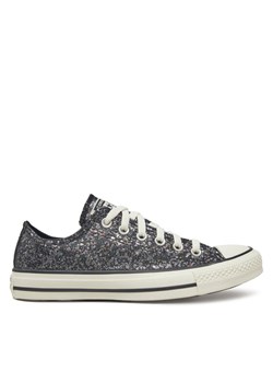 Converse Trampki Chuck Taylor All Star Glitter A11138C 001 Czarny ze sklepu MODIVO w kategorii Trampki damskie - zdjęcie 182747779