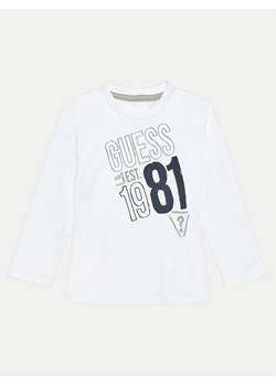 Guess Bluzka N4BI18 I3Z14 Biały Regular Fit ze sklepu MODIVO w kategorii Bluzki dziewczęce - zdjęcie 182747799