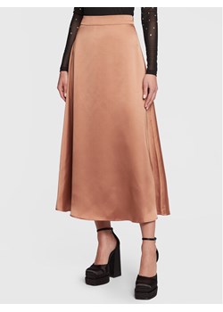 Notes Du Nord Spódnica midi Frances 12914 Brązowy Regular Fit ze sklepu MODIVO w kategorii Spódnice - zdjęcie 182747818