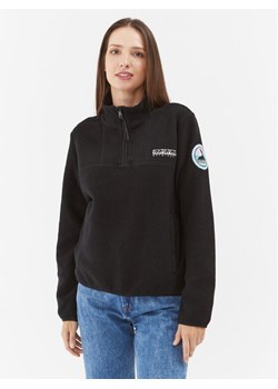 Napapijri Polar NP0A4HBQ Czarny Regular Fit ze sklepu MODIVO w kategorii Bluzy damskie - zdjęcie 182747827