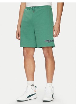Fila Szorty sportowe Lamswaarde FAM0909 Zielony Regular Fit ze sklepu MODIVO w kategorii Spodenki męskie - zdjęcie 182747839