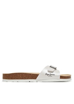 Pepe Jeans Klapki PLS90615 Biały ze sklepu MODIVO w kategorii Klapki damskie - zdjęcie 182747887
